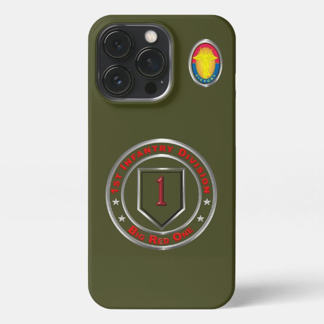 Erste Abteilung Infanterie iPhone 13 Pro Hülle (Rückseite)
