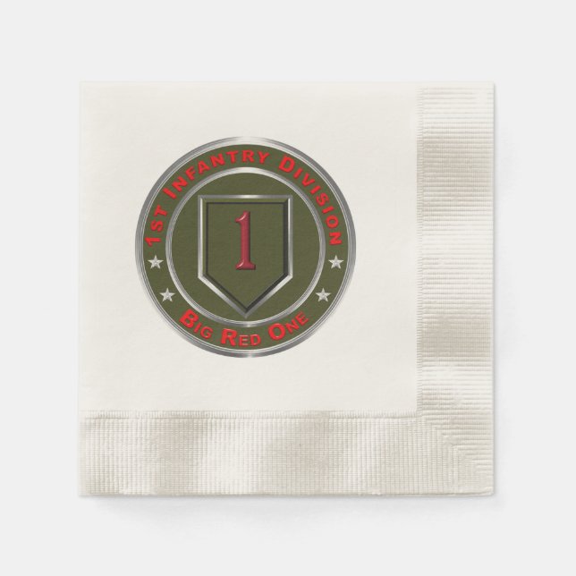 Erste Abteilung Infanterie Serviette (Vorderseite)