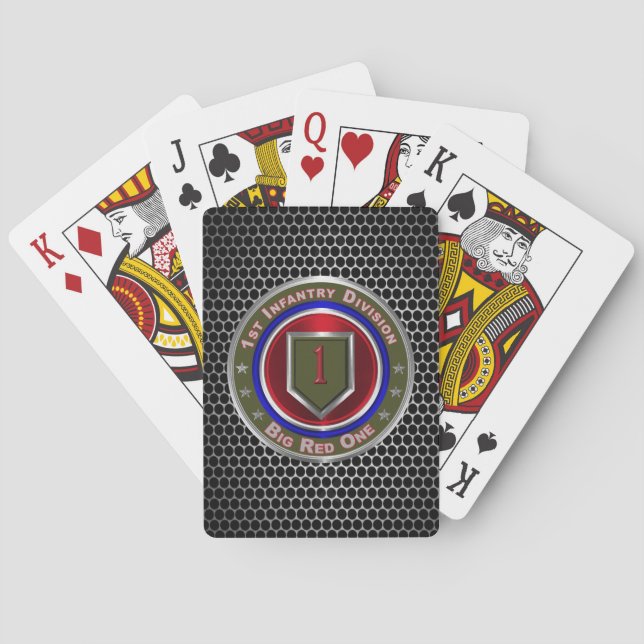 Erste Abteilung Infanterie Spielkarten (Rückseite)