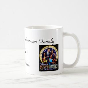 Erste afro-amerikanische Familie des Weißen Hause Kaffeetasse