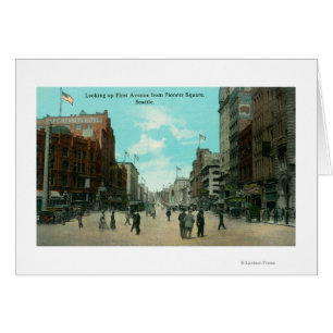 Erste Allee-Ansicht von der Pionierallee