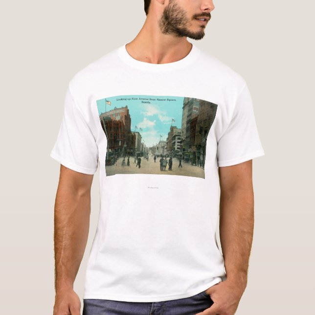 Erste Allee-Ansicht von der Pionierallee T-Shirt (Vorderseite)