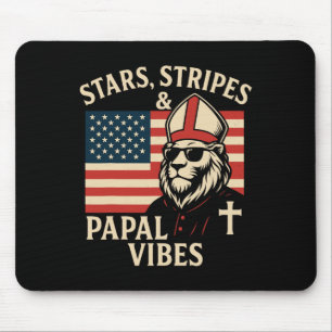 Erste amerikanische Papst Mousepad