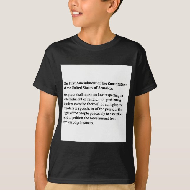 Erste Änderung der Verfassung T-Shirt (Vorderseite)