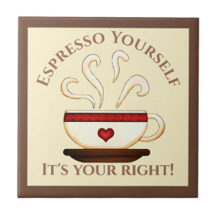 Erste Änderung: Espresso selbst Fliese