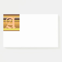 Erste Anleitung einer Monogramm-Post-It-Notes Post-it Klebezettel