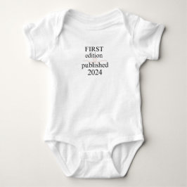 Erste Ausgabe herausgegeben Jahr für neues Baby Strampler
