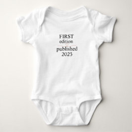 Erste Ausgabe herausgegeben Jahr für neues Baby Strampler