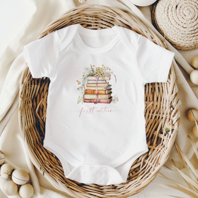 Erste Ausgabe Storybook Baby Shows Floral Baby Strampler (Von Creator hochgeladen)
