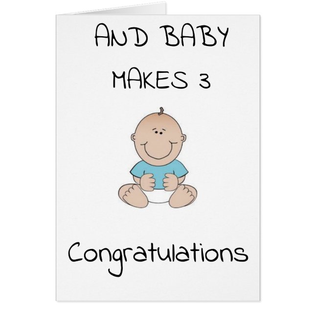 ***ERSTE BABY GLÜCKWUNSCH*** UND BABY MACHT DREI!! (Vorne)