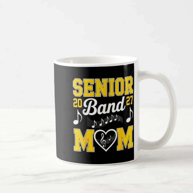 Erste Bandmutter 2027 Marschdesign Kaffeetasse (Rechts)