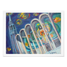 Erste Baptist Church Print