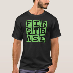 Erste Basis, Baseballposition T-Shirt
