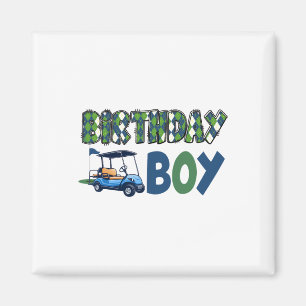 Erste Birthday Golf Familie Matching Golfer Birthd Magnet
