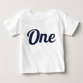 Erste Birthday Navy Baby T-shirt