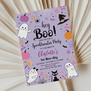 Erste Bootstag Spooktacular Halloween Geburtstag Einladung