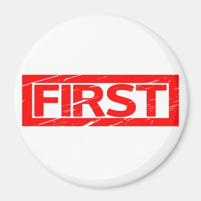 Erste Briefmarke Magnet (Vorne)