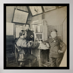 Erste chinesische Telefonistin, Chinatown 1922 Poster