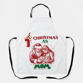 ERSTE CHRISTMAS ALS MAMA SCHÜRZE