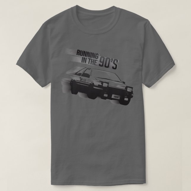 Erste D 1 Läuft in den 90er Jahren CLEAR ver T-Shirt (Design vorne)