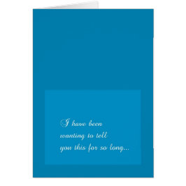 Erste Datums-Geständnis-Karte