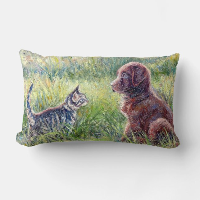 "Erste Einführungen" Lendenkissen (Vorderseite)