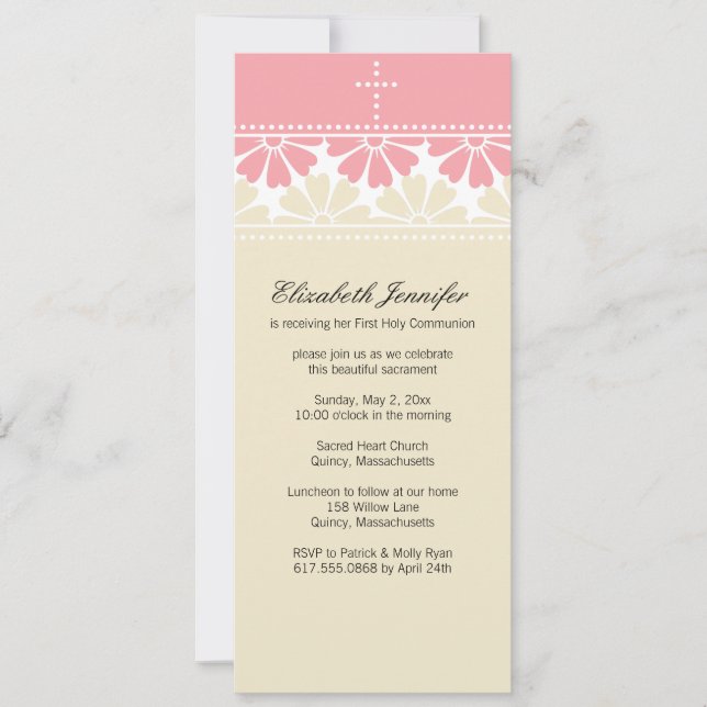 Erste Einladung zur Heiligen Kommune (Vorderseite)