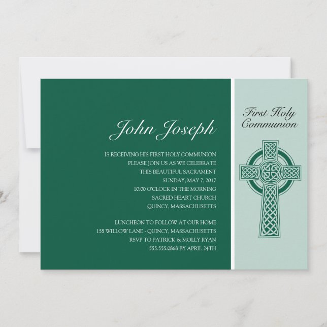 Erste Einladung zur Heiligen Kommune (Vorderseite)