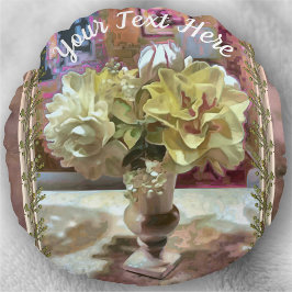 Erste Frühjahrsblumen PCM1 Rundes Kissen