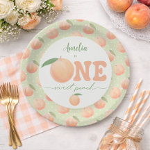 Erste Geburtstagsfeier One Sweet Peach