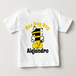 Erste Geburtstagsjunge Biene Baby T-shirt