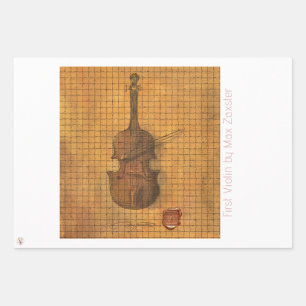 Erste Geige von Max Zaxster Wrapping Paper Sheets Geschenkpapier Set