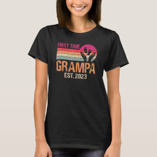 Erste Grampa 2023 Vintager Vater-Tag T-Shirt