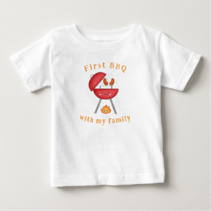 Erste GRILLEN Kindergenuss Sommerurlaub Baby T-shirt