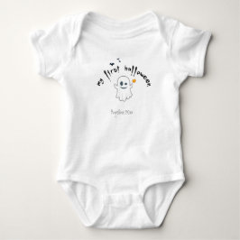 Erste Halloween Custom Niedlich Ghost Baby Strampler