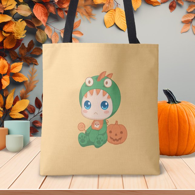 Erste Halloween-Niedlich-Baby-Dragon-Dinosaurier-K Tasche (Von Creator hochgeladen)