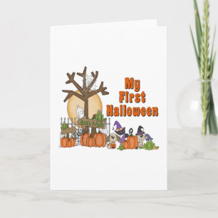 Erste Halloween Niedlich & Spooky Karte