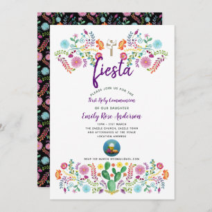 Erste Heilige Kommune Einladung FIESTA Junge oder 