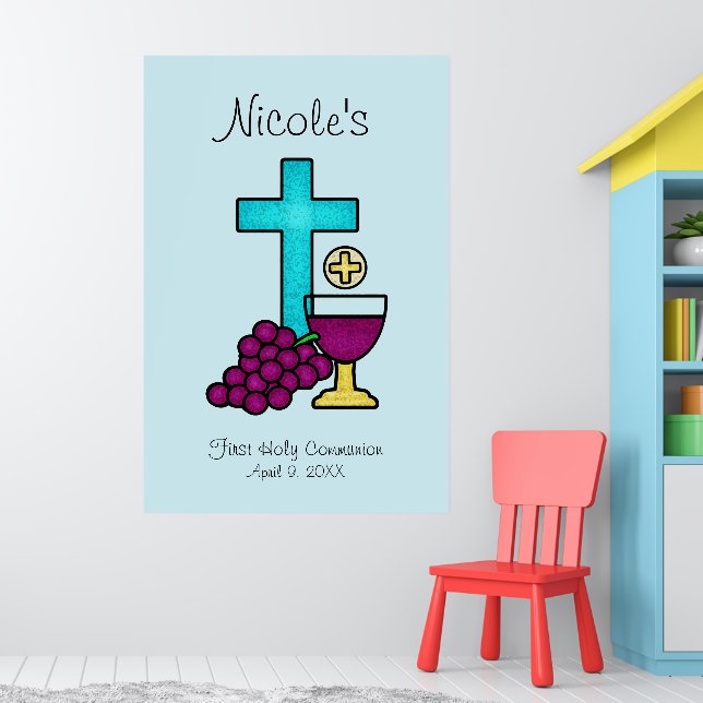 Erste Heilige Kommune Poster (Kinderzimmer 1)