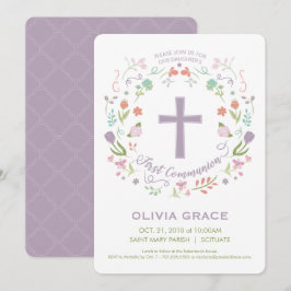 Erste heilige Kommunion, die persönliche Einladung