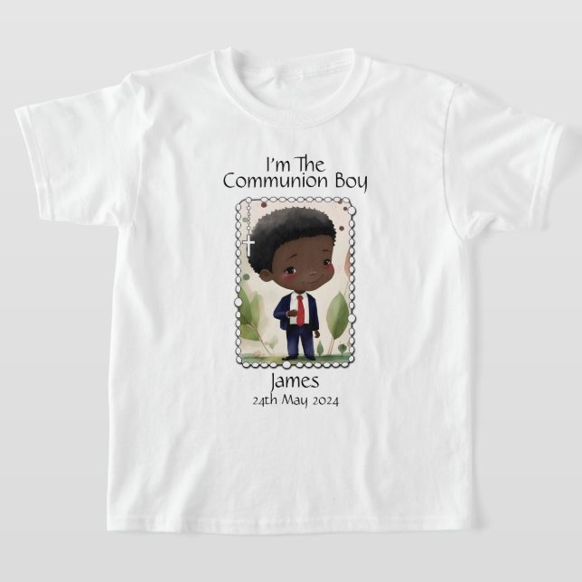 Erste heilige Kommunion - Jungs Image Option 5 T-Shirt (Ablage )
