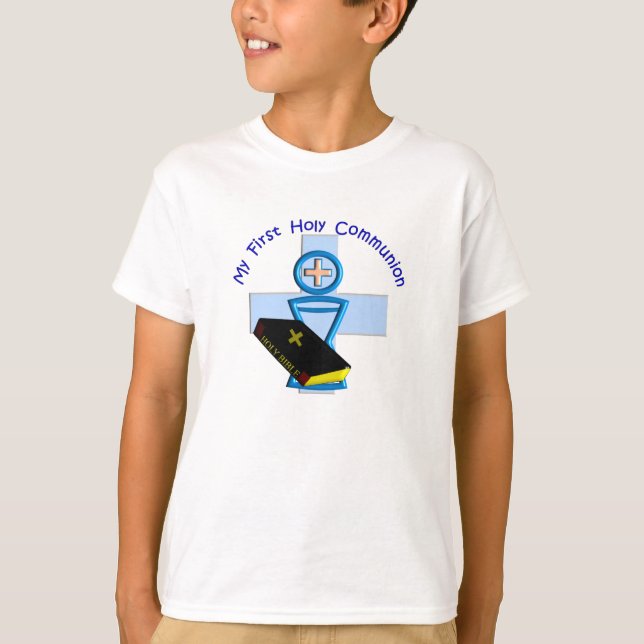 Erste heilige Kommunions-Geschenke für Kinder T-Shirt (Vorderseite)