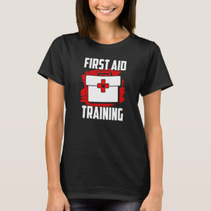 Erste Hilfe Ausbildung Nothilfe Trainer Betreuung T-Shirt