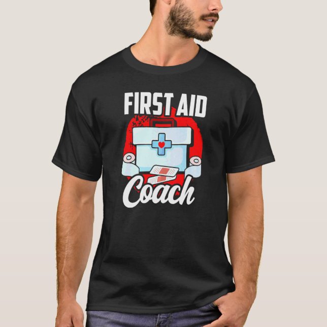 Erste Hilfe-Coach-Betreuung - Notfall T-Shirt (Vorderseite)