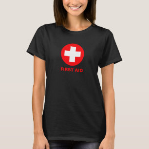 Erste Hilfe - Medizin (Kreuz) - Krankenwagen, Hilf T-Shirt