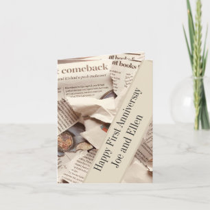 Erste Hochzeitfeier Karte