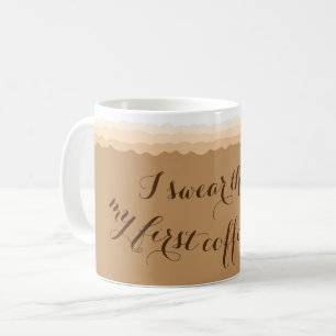Erste Kaffeepause heute Kaffeetasse