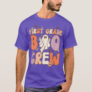 Erste Klasse Boo Crew Niedlich Ghost Halloween Leh T-Shirt