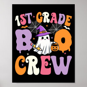 Erste Klasse Boo Crew Spooky Erste Klasse Hallowee Poster