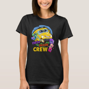 Erste Klasse Crew Kinder Lehrer Süßer Schulbus Cra T-Shirt